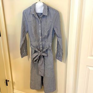 JCrew. Size 2. Navy & white dress
